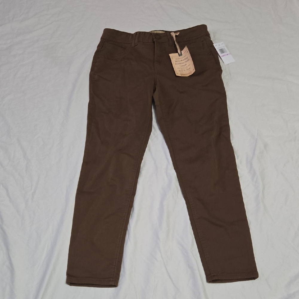 Womens Size 6 Democracy Mid Rise Ankle Length Pants